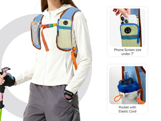 UMGG Waterproof Hiking Backpack, Large Capacity Lightweight Travel Daypack for Men Women