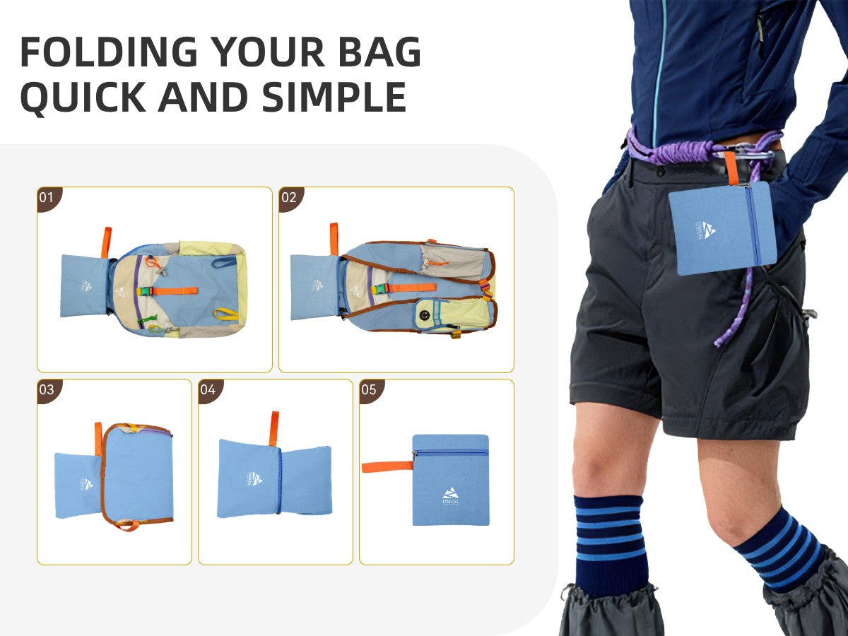 UMGG Waterproof Hiking Backpack, Large Capacity Lightweight Travel Daypack for Men Women