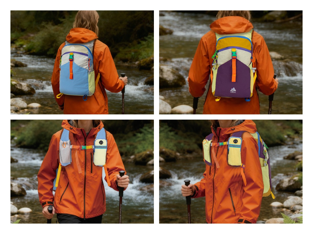 UMGG Waterproof Hiking Backpack, Large Capacity Lightweight Travel Daypack for Men Women